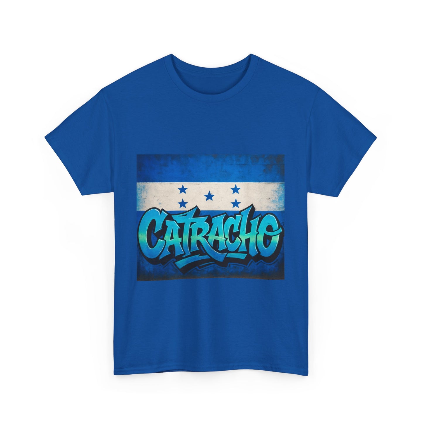 Catracho Unisex Heavy Cotton Tee - Honduras Pride Shirt, Casual Wear, Gift for Travelers, Unique Fashion Statement, Summer Attire