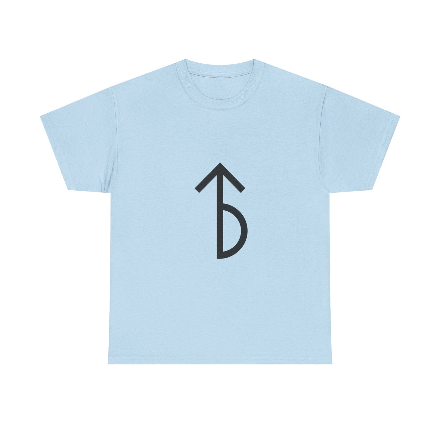 Minimalist Rune Symbol Tee — Believe & Courage
