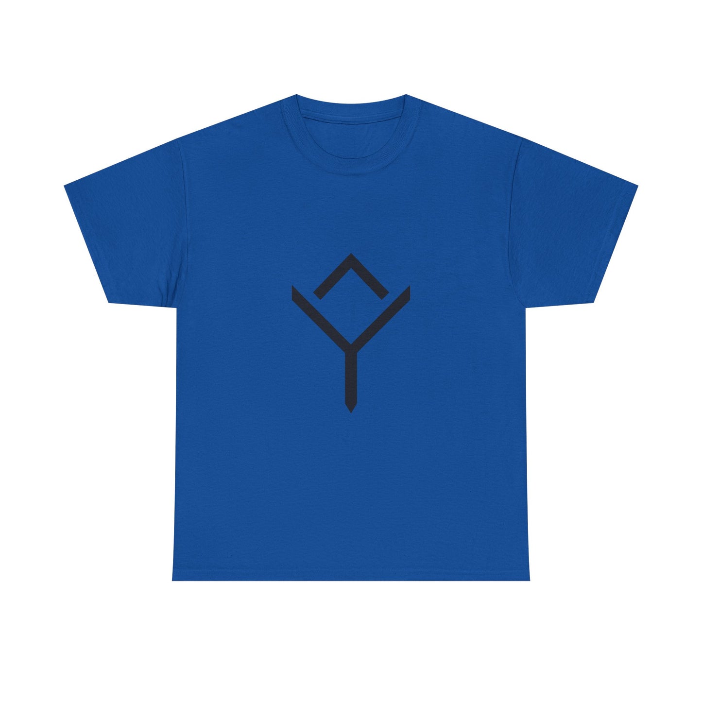 Minimalist Rune Symbol Tee — Positivity & Strength