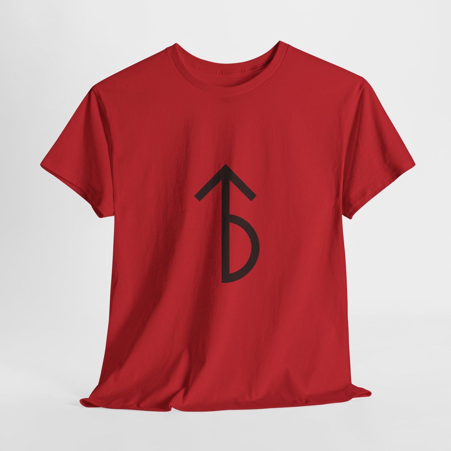 Minimalist Rune Symbol Tee — Believe & Courage