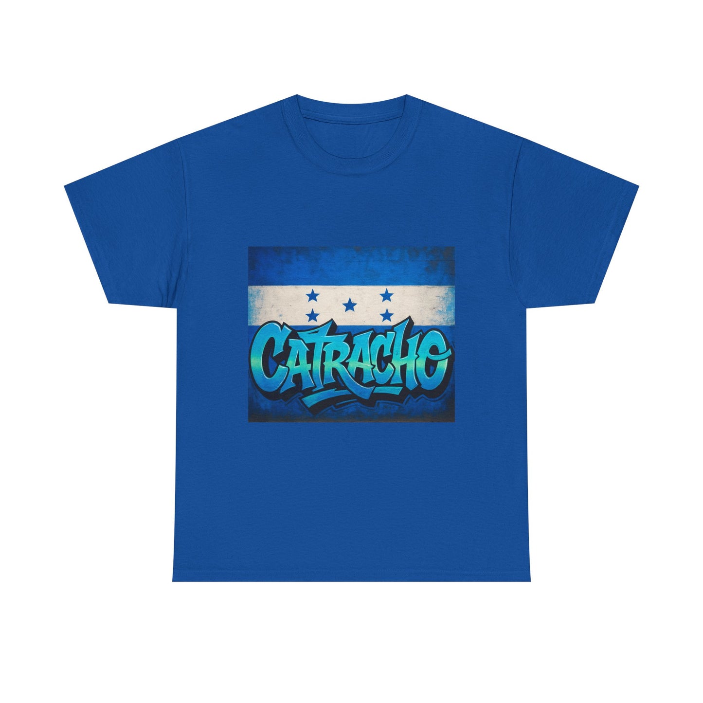 Catracho Unisex Heavy Cotton Tee - Honduras Pride Shirt, Casual Wear, Gift for Travelers, Unique Fashion Statement, Summer Attire