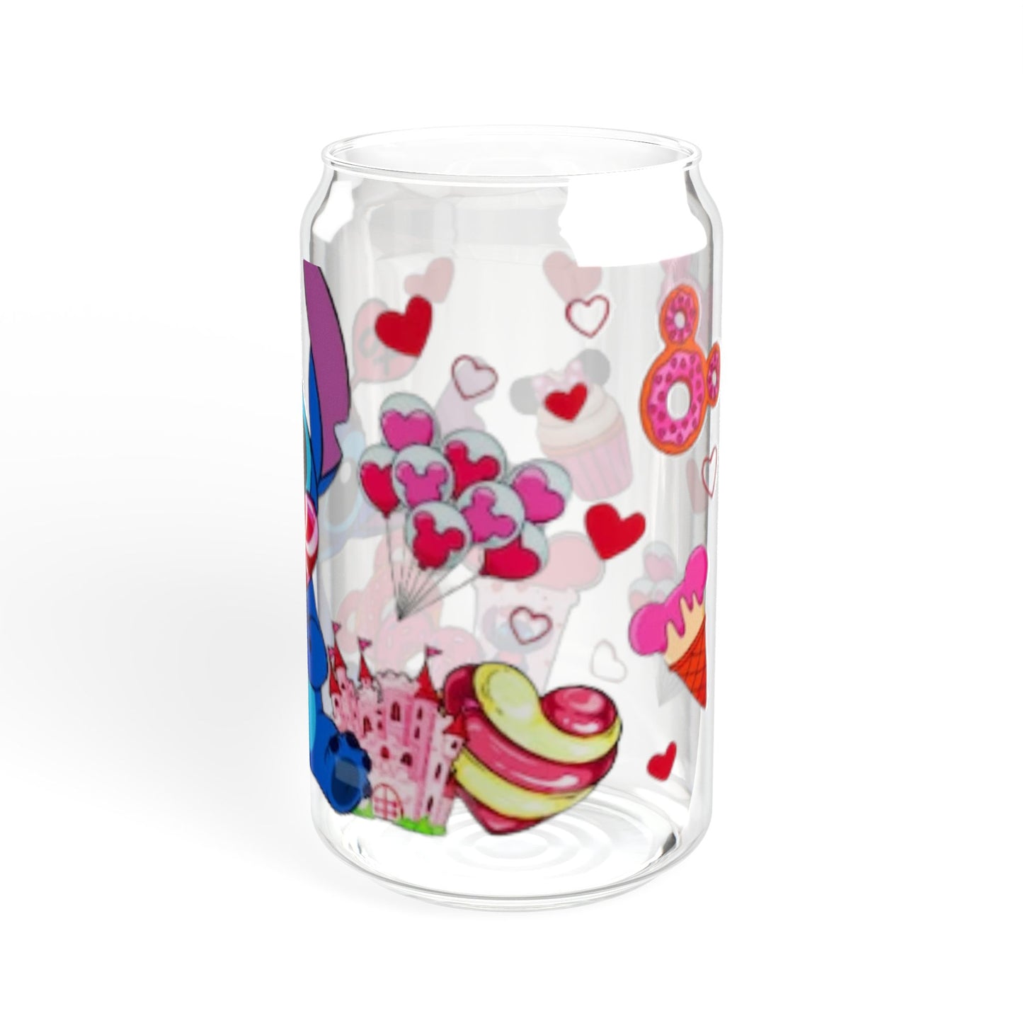 Whimsical Sipper Glass, Lilo & Stitch Drinkware