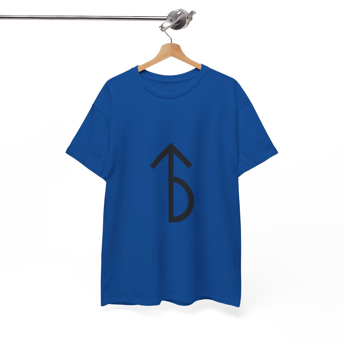 Minimalist Rune Symbol Tee — Believe & Courage