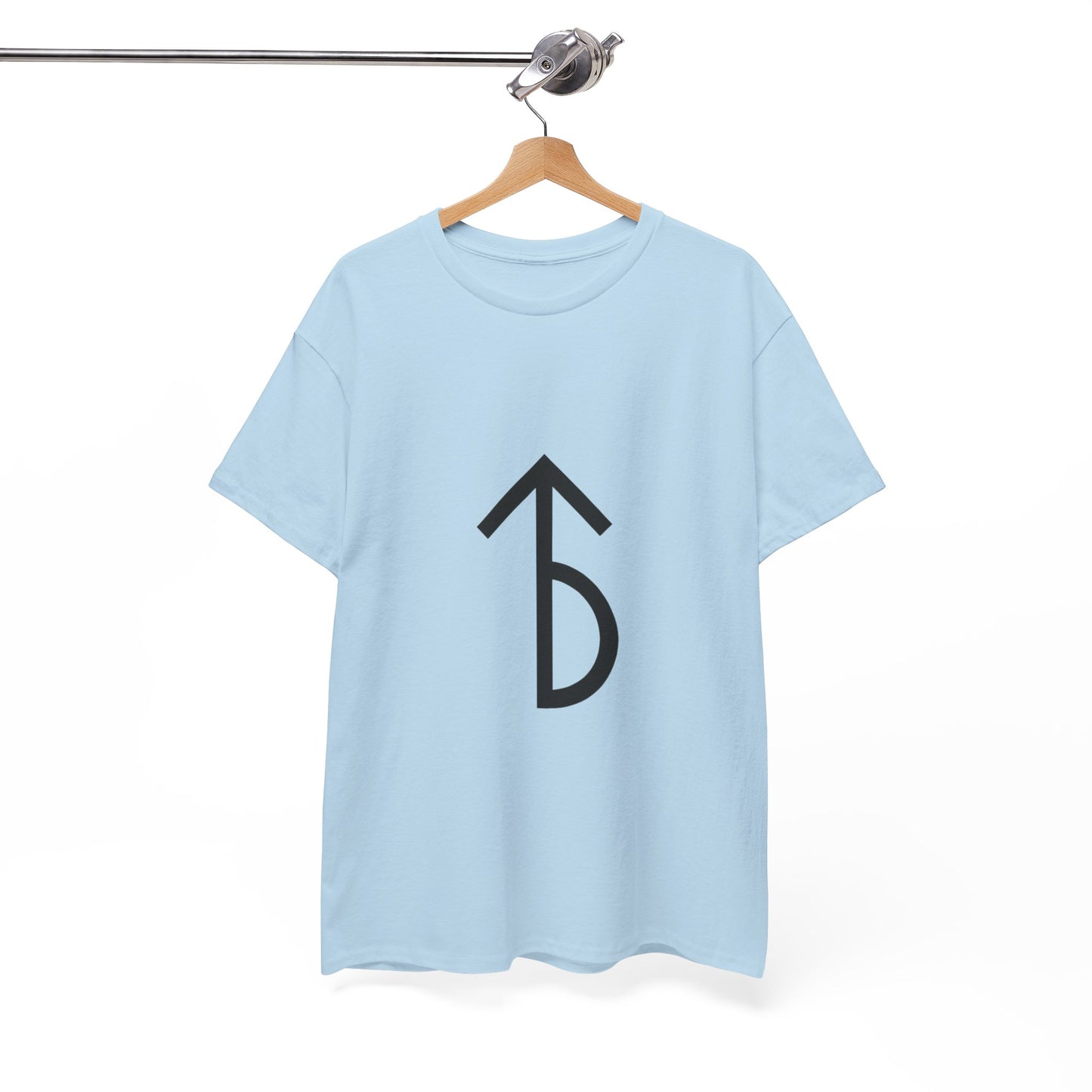 Minimalist Rune Symbol Tee — Believe & Courage
