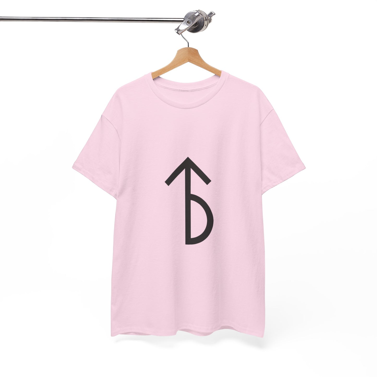 Minimalist Rune Symbol Tee — Believe & Courage
