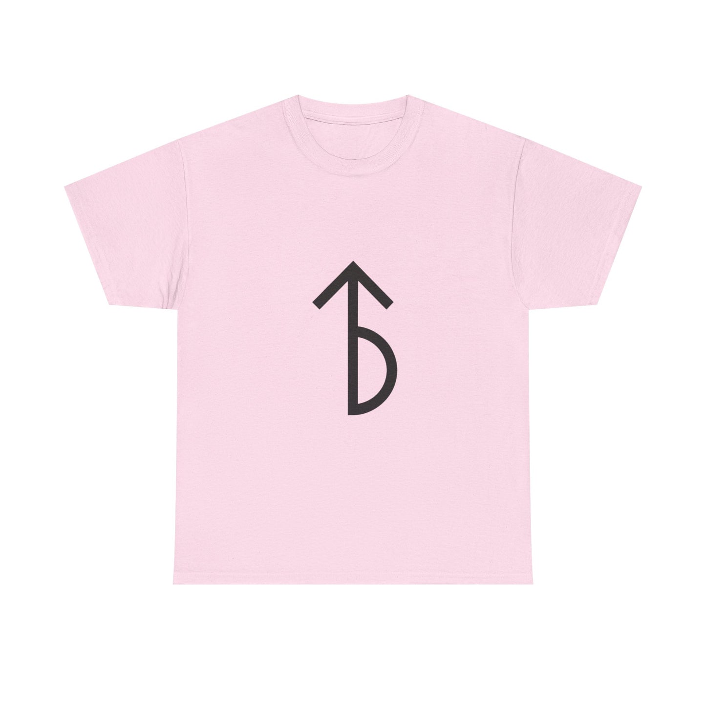Minimalist Rune Symbol Tee — Believe & Courage