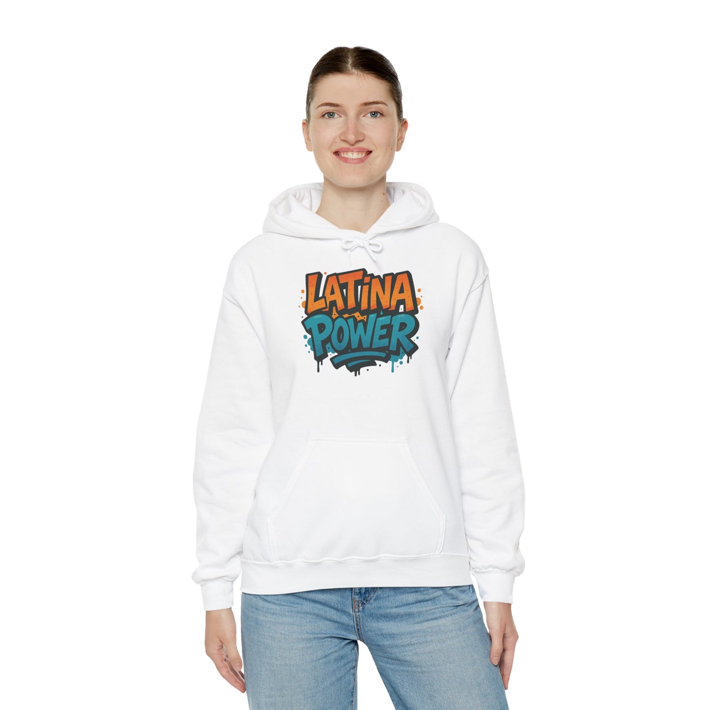 Latina Power Hooded Sweatshirt - Unisex Heavy Blend™