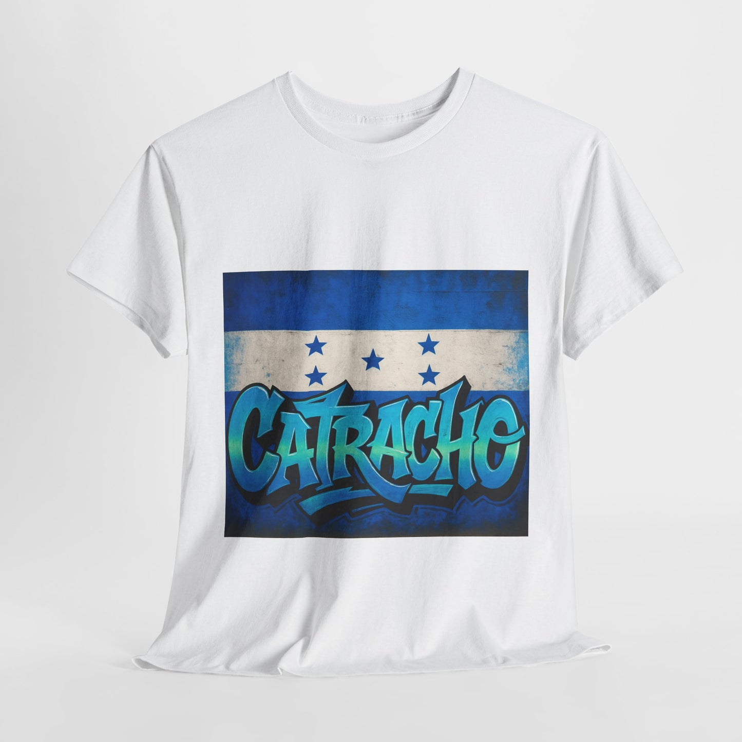 Catracho Unisex Heavy Cotton Tee - Honduras Pride Shirt, Casual Wear, Gift for Travelers, Unique Fashion Statement, Summer Attire