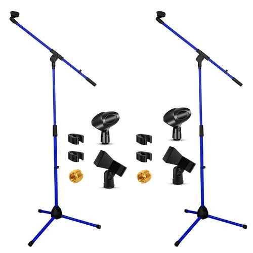 5Core Tripod Mic Stand 2Pcs Adjustable Holder Floor Microphone Boom