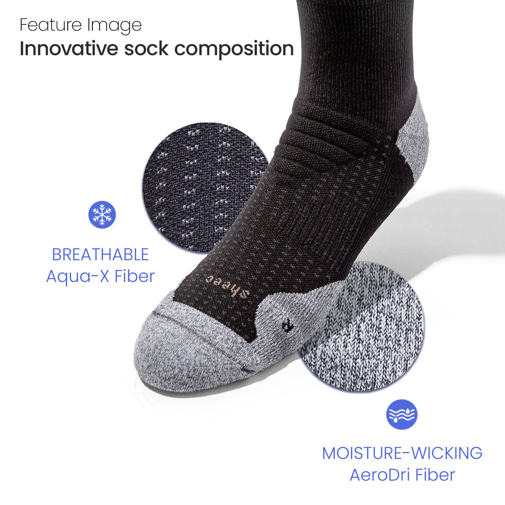 ComFits Compression Quarter Socks | CHALK WHITE