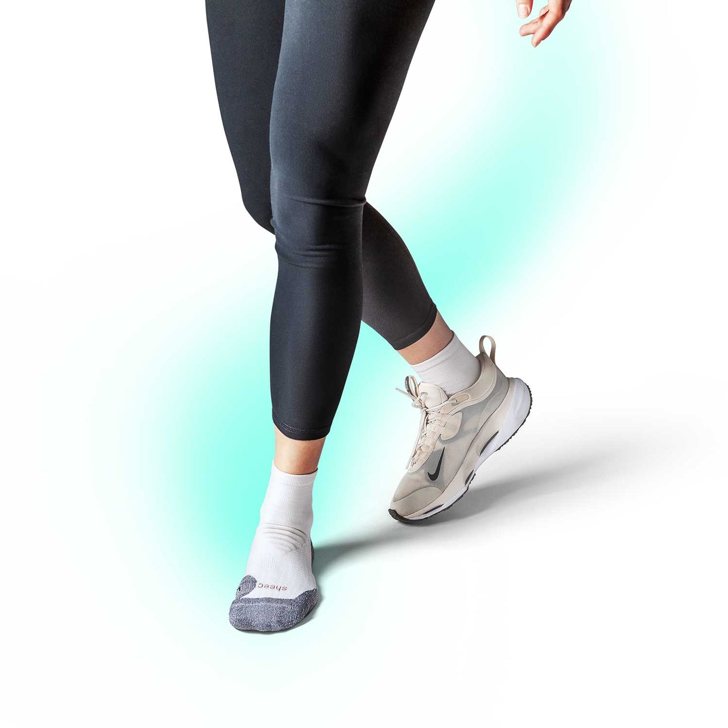 ComFits Compression Quarter Socks | CHALK WHITE