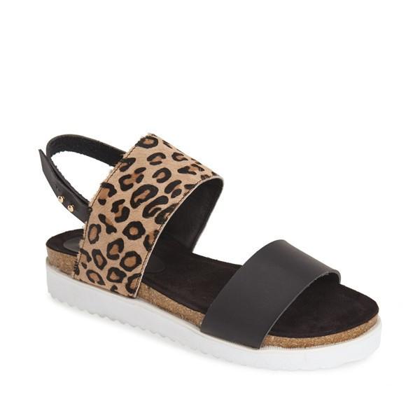 Leather Print Women's Sandal