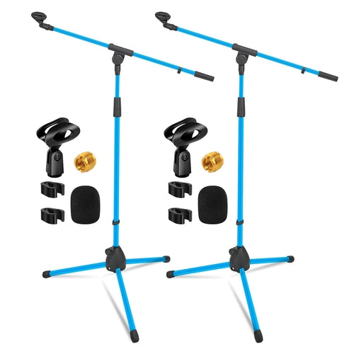 5Core Tripod Mic Stand 2Pcs Adjustable Holder Floor Microphone Boom