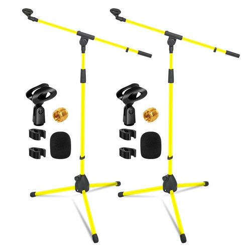 5Core Tripod Mic Stand 2Pcs Adjustable Holder Floor Microphone Boom