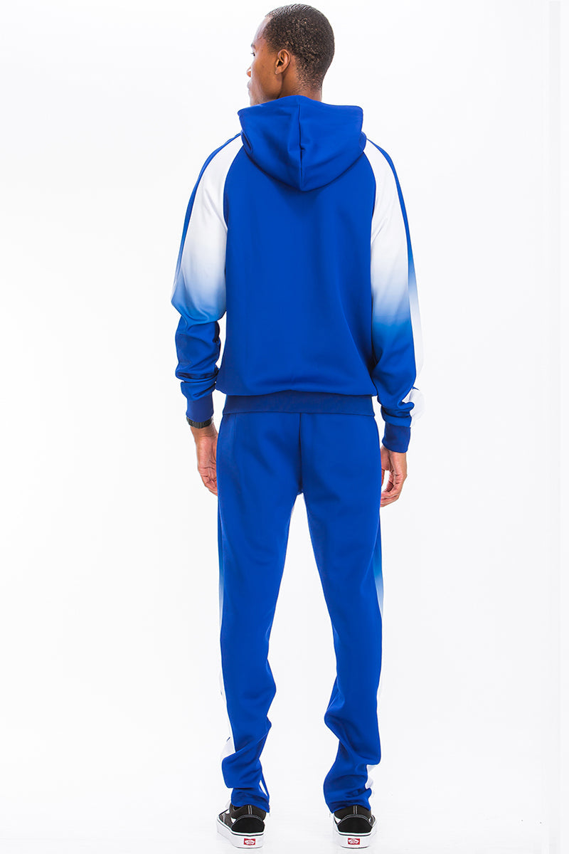 Ombre Hooded Tracksuit Set