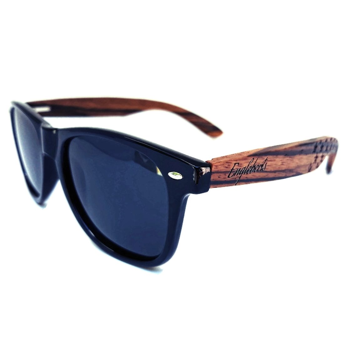 Engleberts Zebrawood Polarized Sunglasses - Stars & Stripes Edition