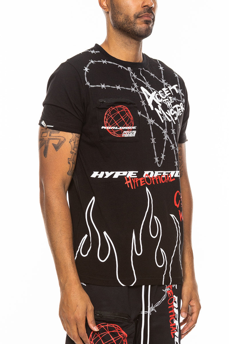 Hype Official Print Tshirt