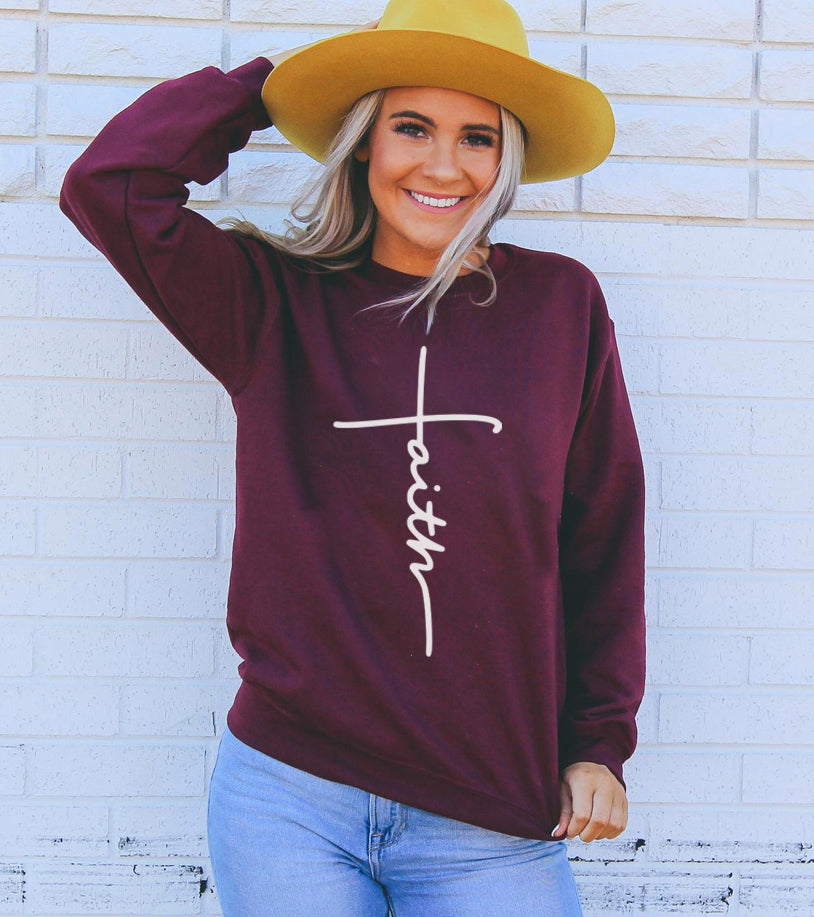 Faith Unisex Crewneck Sweatshirt