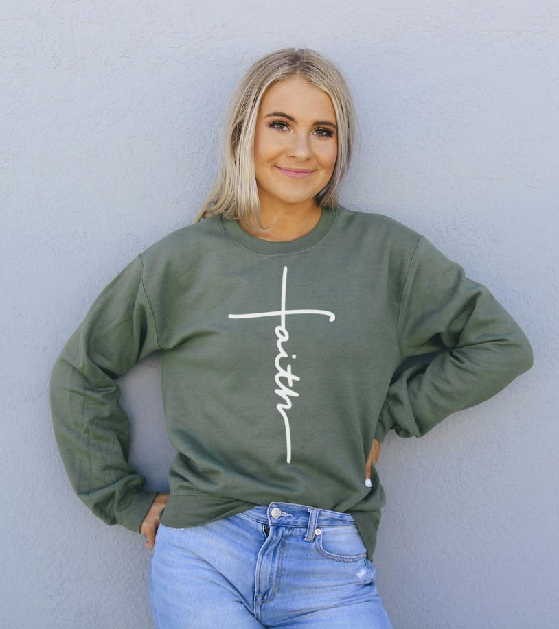 Faith Unisex Crewneck Sweatshirt