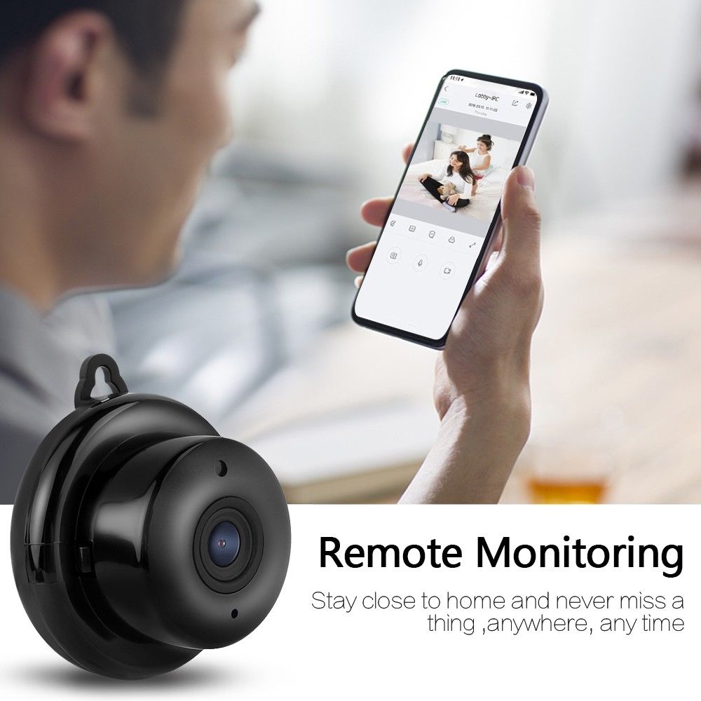 1080P HD Wireless Mini Security Camera with WiFi Connectivity
