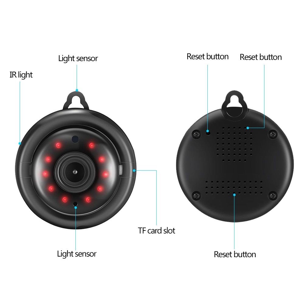1080P HD Wireless Mini Security Camera with WiFi Connectivity