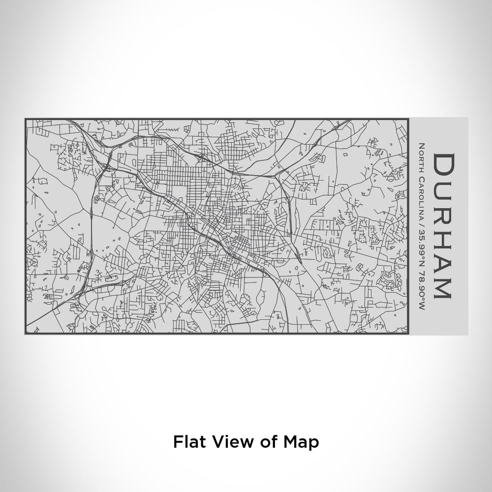 Durham - North Carolina Map Insulated Bottle