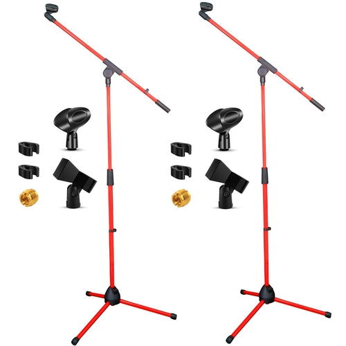 5Core Tripod Mic Stand 2Pcs Adjustable Holder Floor Microphone Boom