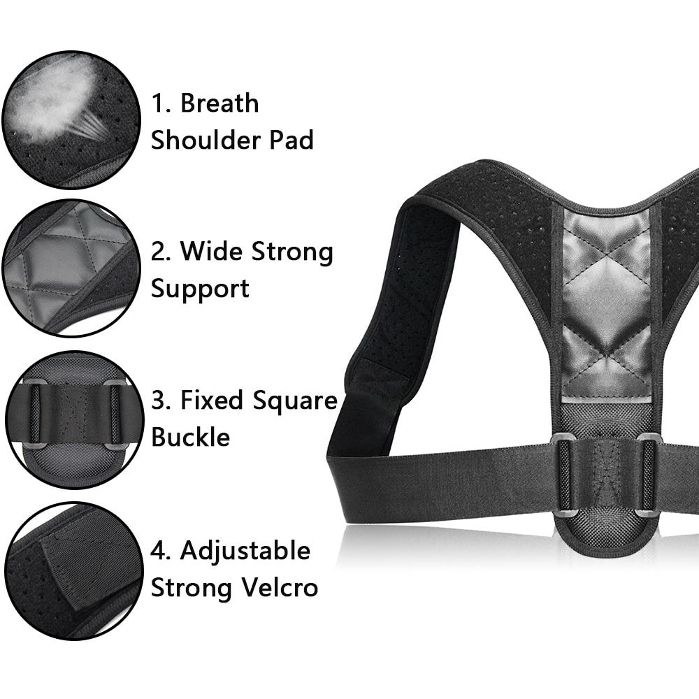Back Posture Corrector, unisex adjustable